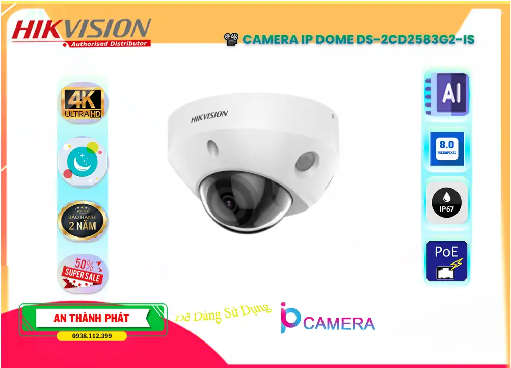 Camera Hikvision DS-2CD2583G2-IS Camera Hikvision DS-2CD2583G2-IS