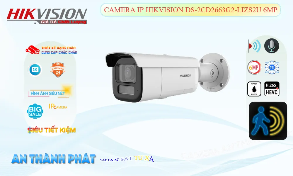Camera IP HIKVISION DS-2CD2663G2-LIZS2U 6MP Camera IP HIKVISION DS-2CD2663G2-LIZS2U 6MP