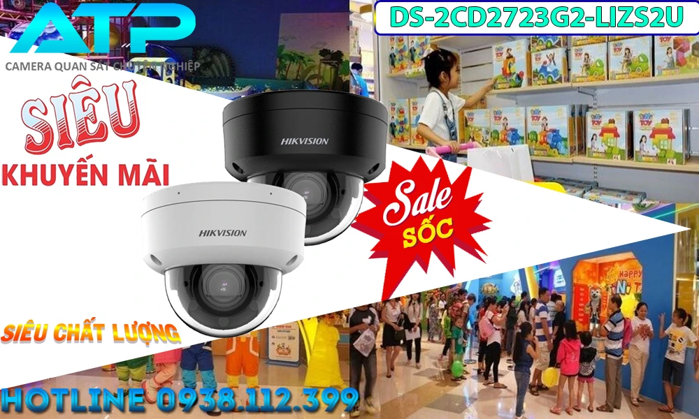 Camera Hikvision DS-2CD2723G2-LIZS2U 2.0MP Camera Hikvision DS-2CD2723G2-LIZS2U 2.0MP