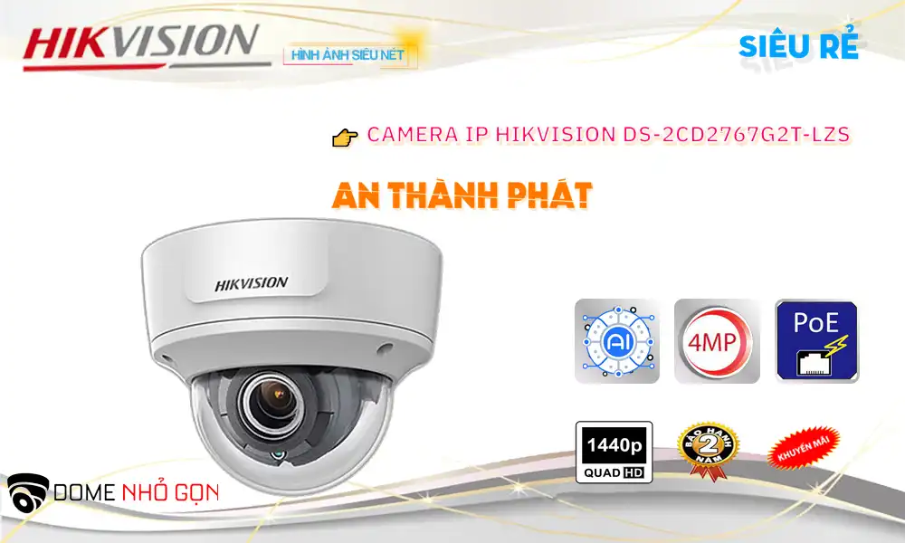 Camera Hikvision DS-2CD2743G0-IZS