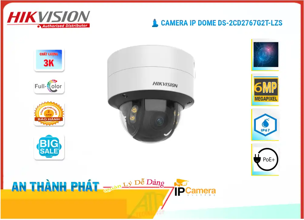 Camera Hikvision DS-2CD2767G2T-LZS Camera Hikvision DS-2CD2767G2T-LZS