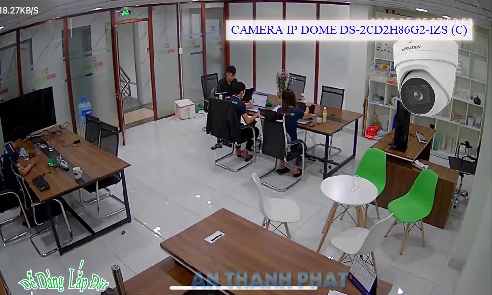 DS-2CD2H86G2-IZS(C) Camera An Ninh Sắt Nét