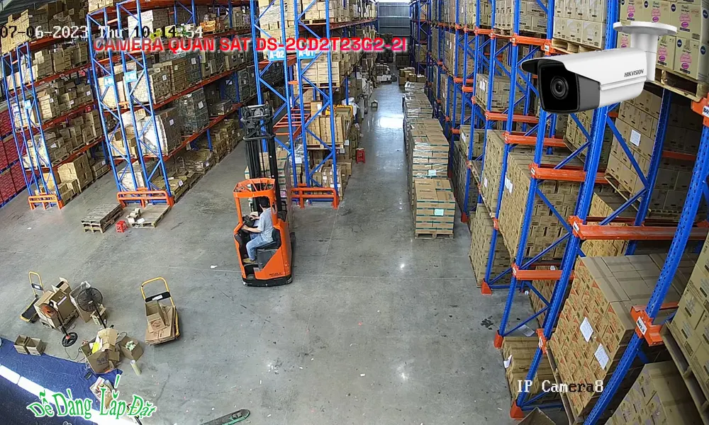 DS-2CD2T23G2-2I Camera An Ninh Thiết kế Đẹp