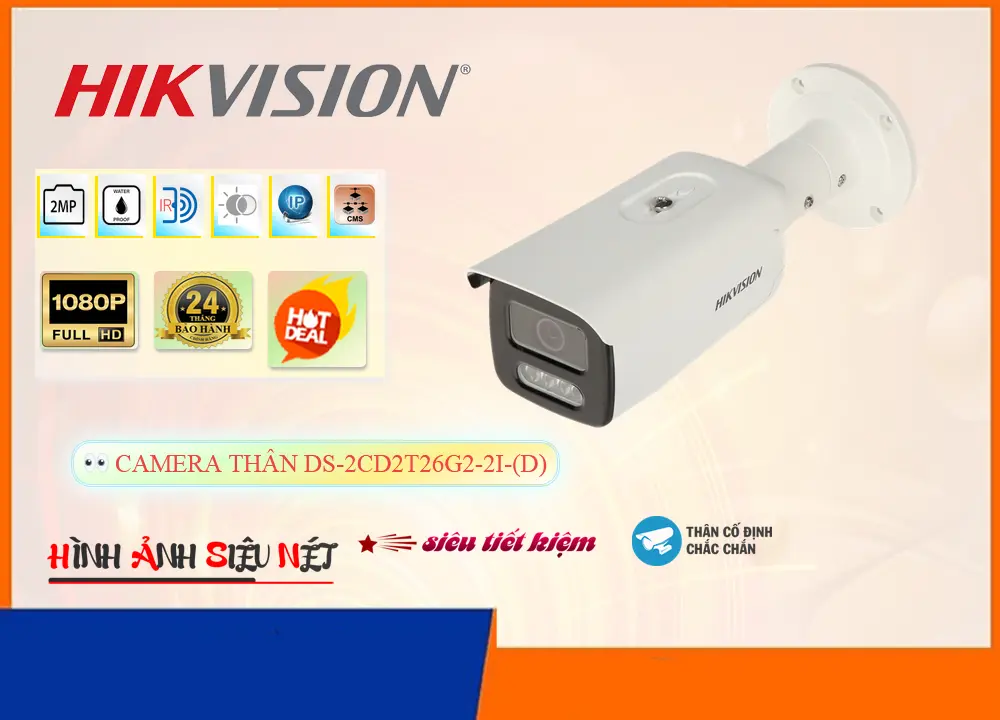 Camera DS-2CD2T26G2-2I(D) Hikvision Giá rẻ,Bán Giá DS-2CD2T26G2-2I(D), Camera DS-2CD2T26G2-2I(D) Chiết khấu cao,bán DS-2CD2T26G2-2I(D),DS-2CD2T26G2-2I(D) Ip POE sắc nét  Chất lượng nhất,thông số DS-2CD2T26G2-2I(D) 2.0 megapixel FULL HD 1080P,DS-2CD2T26G2-2I(D) rẻ nhất,tuổi thọ DS-2CD2T26G2-2I(D),DS-2CD2T26G2-2I(D) Chất Lượng,Bán Sỉ DS-2CD2T26G2-2I(D),cửa hàng bán DS-2CD2T26G2-2I(D),DS-2CD2T26G2-2I(D) giá mới nhất,Giá Bán DS-2CD2T26G2-2I(D),DS-2CD2T26G2-2I(D) chiết khấu cao,DS-2CD2T26G2-2I(D) bán rẻ