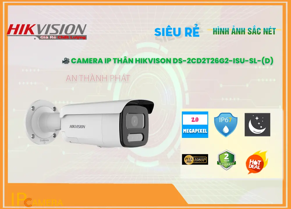 DS 2CD2T26G2 ISU/SL(D),Camera An Ninh Hikvision DS-2CD2T26G2-ISU/SL(D) Sắt Nét,chức năng DS-2CD2T26G2-ISU/SL(D),Giá DS-2CD2T26G2-ISU/SL(D) IP ,Bán Sỉ DS-2CD2T26G2-ISU/SL(D) 2.0 megapixel ,cửa hàng bán DS-2CD2T26G2-ISU/SL(D)thông số , Loại Camera DS-2CD2T26G2-ISU/SL(D),DS-2CD2T26G2-ISU/SL(D) sale mạnh,DS-2CD2T26G2-ISU/SL(D) chiết khấu cao,Giá Bán DS-2CD2T26G2-ISU/SL(D),DS-2CD2T26G2-ISU/SL(D) Chiết khấu cao,DS-2CD2T26G2-ISU/SL(D) Bán Giá Rẻ,DS-2CD2T26G2-ISU/SL(D) mới,Bán giá rẻ DS-2CD2T26G2-ISU/SL(D)