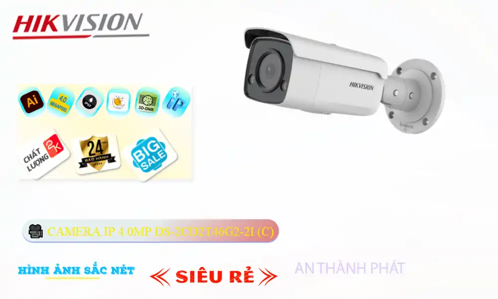 Camera Hikvision DS-2CD2T46G2-2I (C)