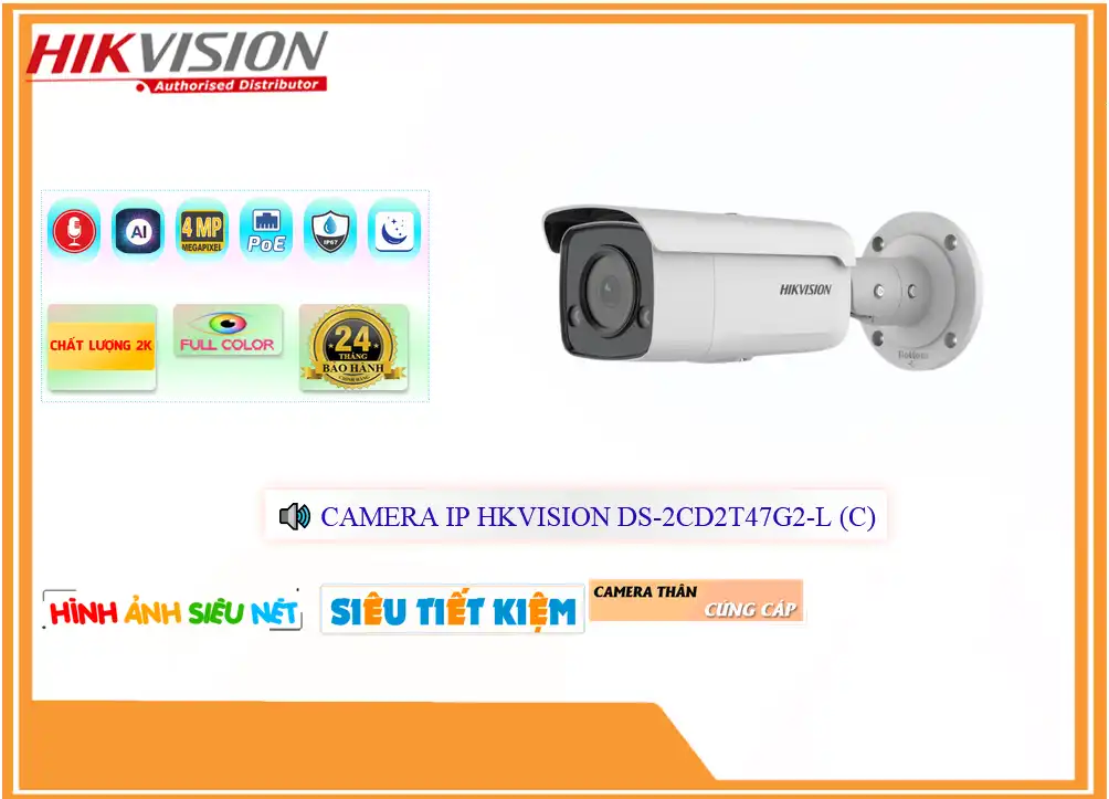 Camera Hikvision DS-2CD2T47G2-L (C),DS-2CD2T47G2-L (C) Giá Hấp Dẫn, Loại Camera DS-2CD2T47G2-L (C) Công Nghệ Mới,DS-2CD2T47G2-L (C) Cấp Nguồ Qua Dây Mạng  Chất lượng nhất,DS-2CD2T47G2-L (C) giá kỹ thuật,Phân Phối Sỉ DS-2CD2T47G2-L (C) Ultra 2k 4.0 megapixel ,Công ty bán DS-2CD2T47G2-L (C),DS-2CD2T47G2-L (C) Giá Hấp Dẫn,DS-2CD2T47G2-L (C) Công Nghệ Mới