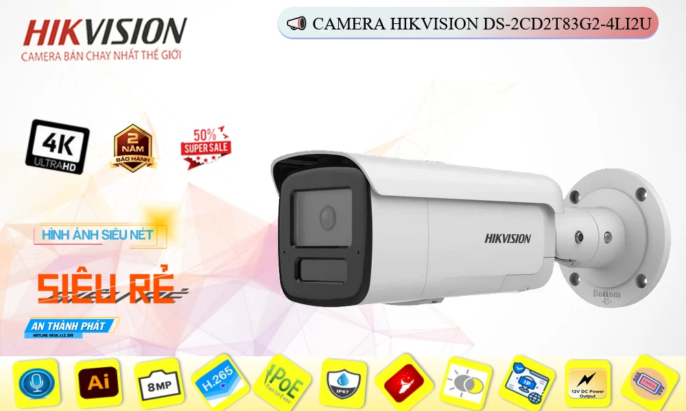 DS-2CD2T83G2-4LI2U Hikvision DS-2CD2T83G2-4LI2U Hikvision