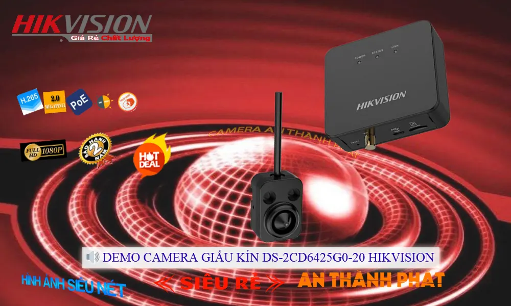 DS-2CD6425G0-20 Camera Chức Năng Cao Cấp  Hikvision