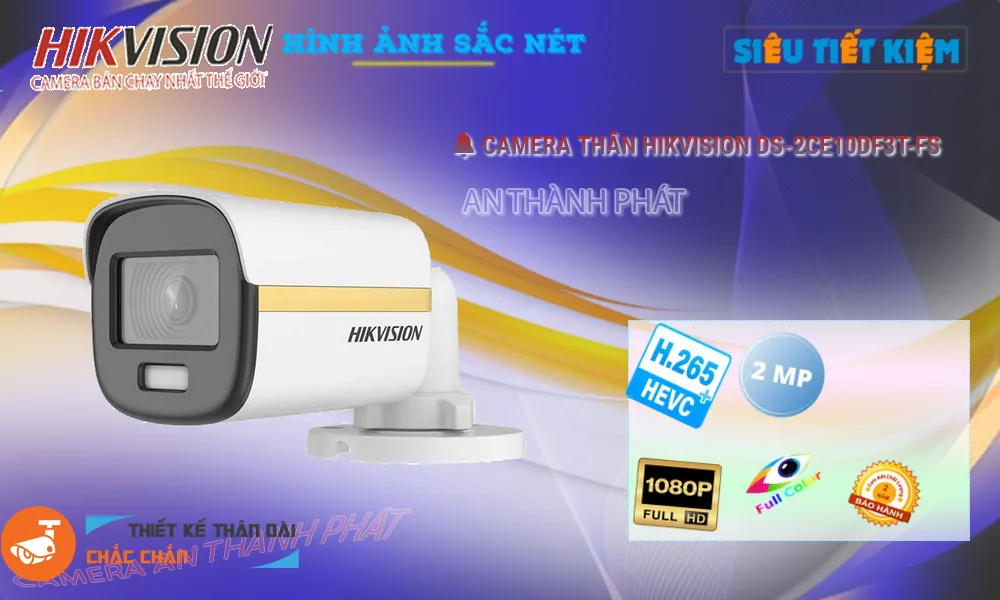 DS-2CE10DF3T-FS Camera Hikvision Thiết kế Đẹp ✓ DS-2CE10DF3T-FS Camera Hikvision Thiết kế Đẹp ✓
