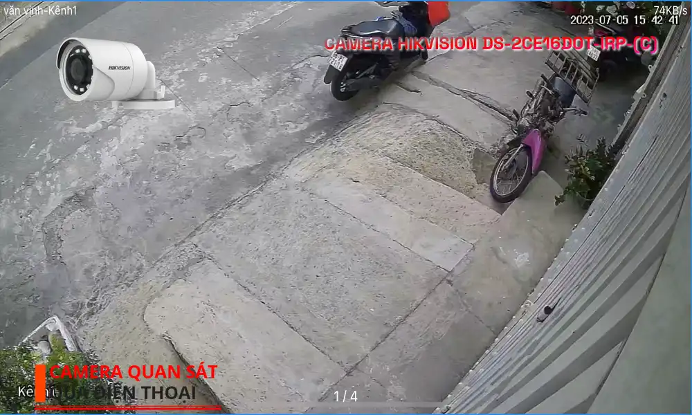 DS-2CE16D0T-IRP(C) Camera An Ninh Sắt Nét