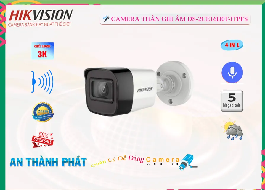 DS-2CE16H0T-ITPFS Camera Hikvision,DS-2CE16H0T-ITPFS Giá Hấp Dẫn,DS-2CE16H0T-ITPFS tốt nhất,Thông số DS-2CE16H0T-ITPFS Công Nghệ HD ,bán DS-2CE16H0T-ITPFS,Bán Giá DS-2CE16H0T-ITPFS 5.0 MP Độ phân giải Ultra 4k lite ,Giá kỹ thuật ,DS-2CE16H0T-ITPFS Bán Sỉ,Giá Bán DS-2CE16H0T-ITPFS,Địa Chỉ Bán DS-2CE16H0T-ITPFS,thông số DS-2CE16H0T-ITPFS,DS-2CE16H0T-ITPFS Chất lượng nhất,DS-2CE16H0T-ITPFS Giá Khuyến Mãi