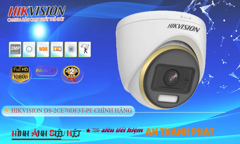 DS-2CE70DF3T-PF Camera Hikvision Thiết kế Đẹp DS-2CE70DF3T-PF Camera Hikvision Thiết kế Đẹp