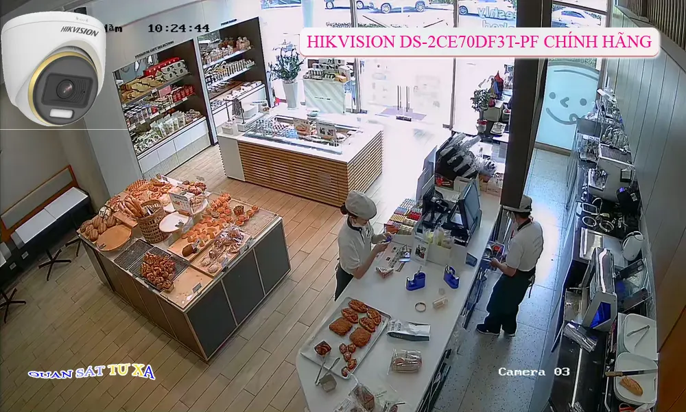 DS-2CE70DF3T-PF Camera  Hikvision Thiết kế Đẹp