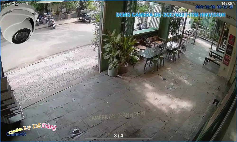 DS-2CE76D3T-ITM Camera An Ninh Thiết kế Đẹp