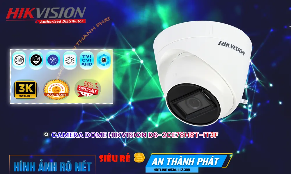 DS-2CE78H8T-IT3F Camera Hikvision Công Nghệ Mới ✔ DS-2CE78H8T-IT3F Camera Hikvision Công Nghệ Mới ✔