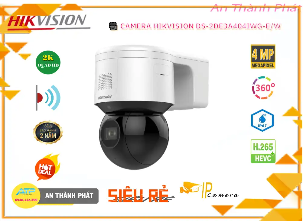 Camera Hikvision DS-2DE3A404IWG-E/W Camera Hikvision DS-2DE3A404IWG-E/W