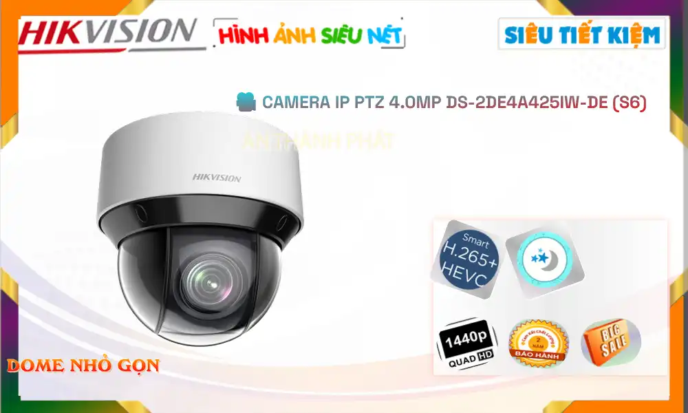Camera Hikvision DS-2DE4A425IW-DE (S6)
