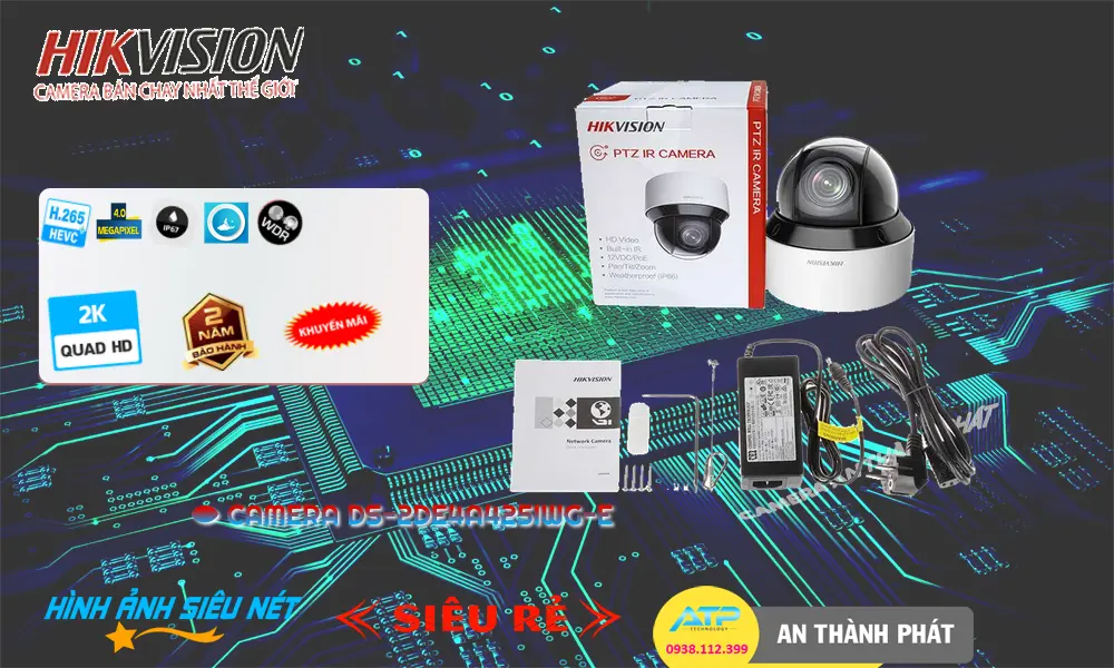 DS-2DE4A425IWG-E Camera  Hikvision Giá rẻ ✽