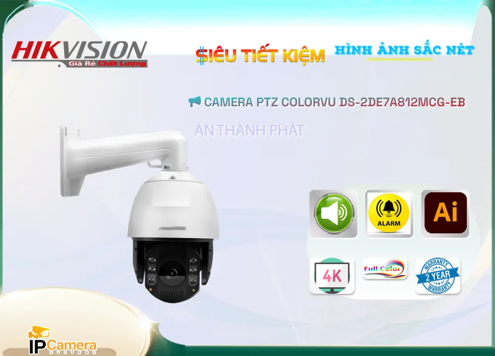 Camera Hikvision Giá rẻ DS-2DE7A812MCG-EB Camera Hikvision Giá rẻ DS-2DE7A812MCG-EB