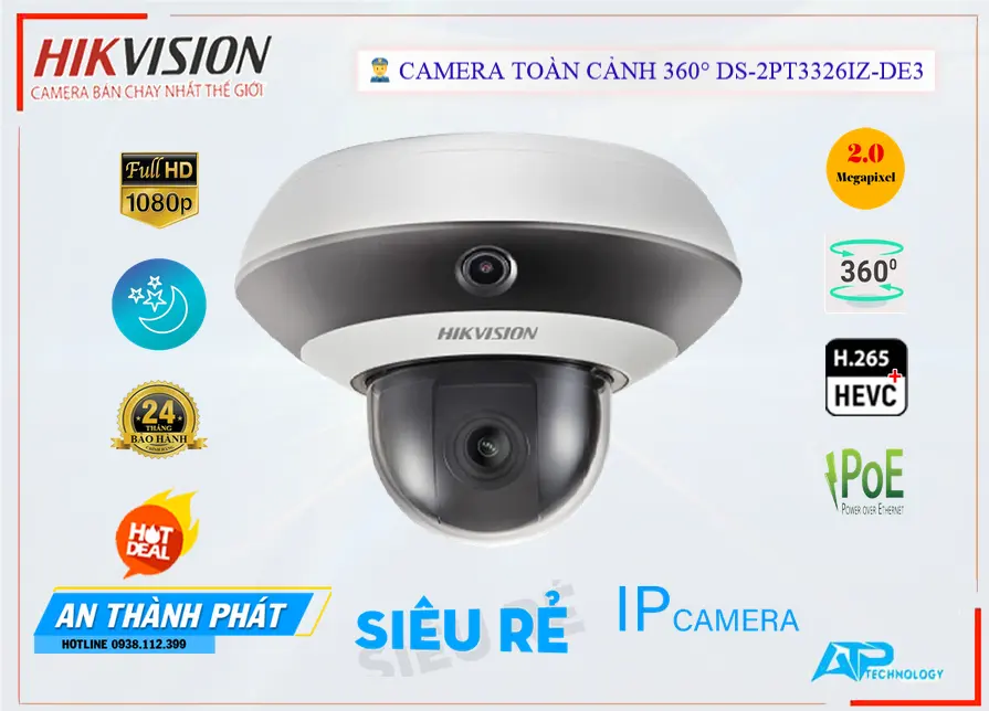 Camera DS-2PT3326IZ-DE3 Hikvision Camera DS-2PT3326IZ-DE3 Hikvision