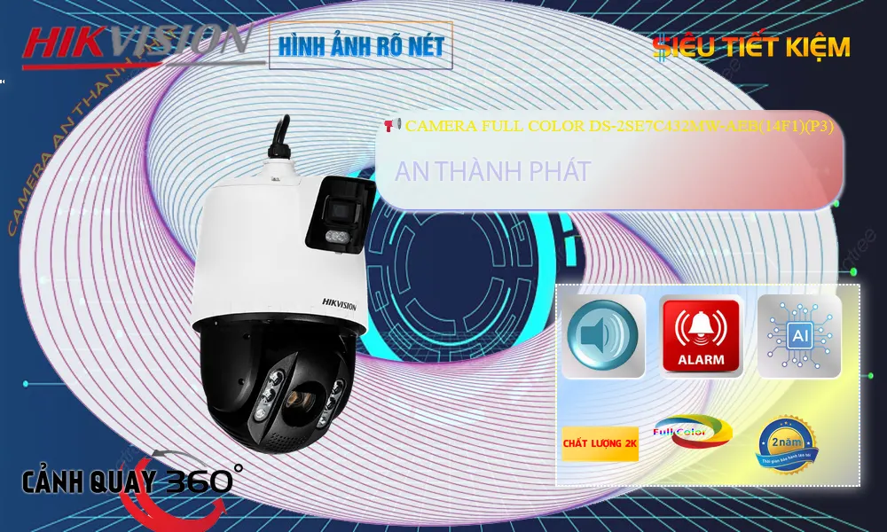 Camera DS-2SE7C432MW-AEB(14F1)(P3) Sắt Nét