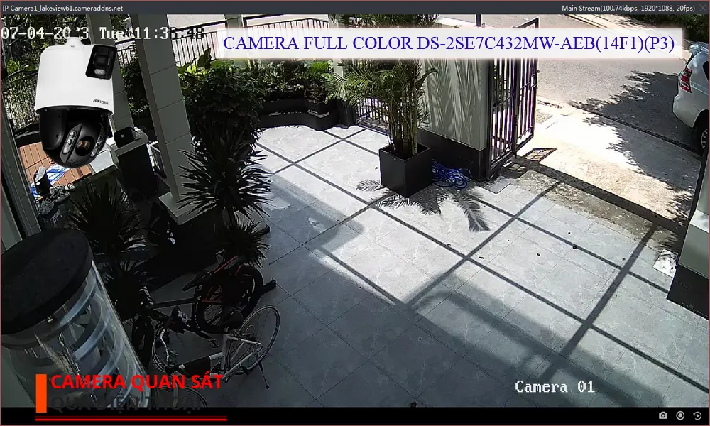 Camera DS-2SE7C432MW-AEB(14F1)(P3) Sắt Nét