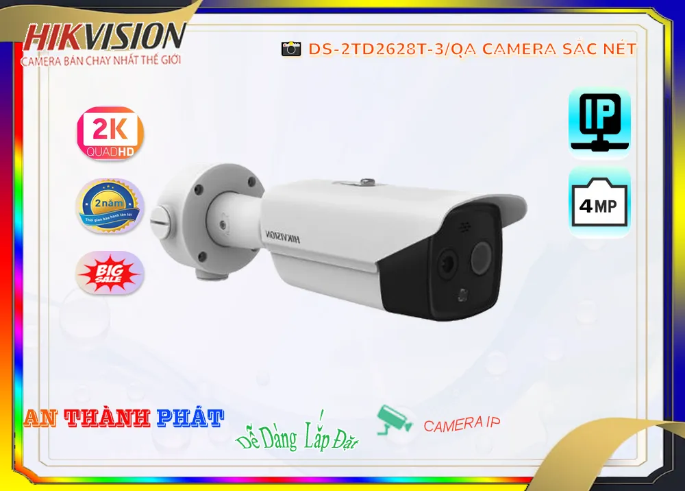Camera Hikvision Sắt Nét DS-2TD2628T-3/QA Camera Hikvision Sắt Nét DS-2TD2628T-3/QA