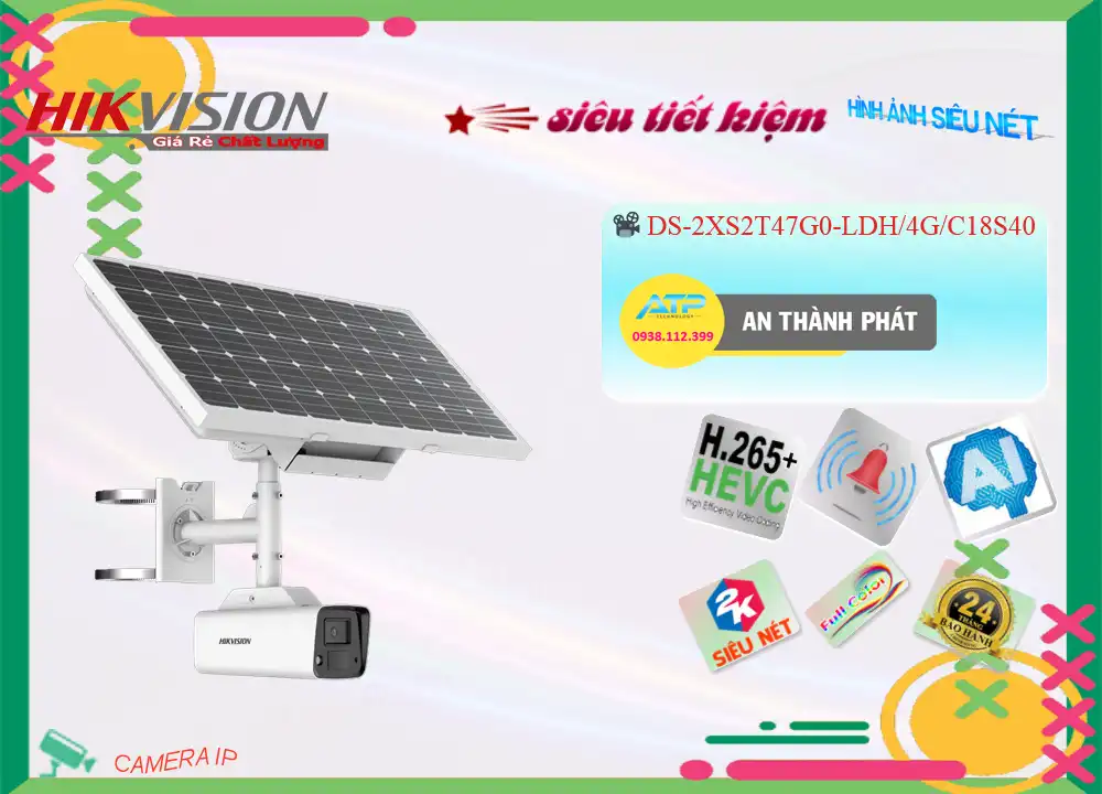 DS-2XS2T47G0-LDH/4G/C18S40 Camera An Ninh Hikvision
