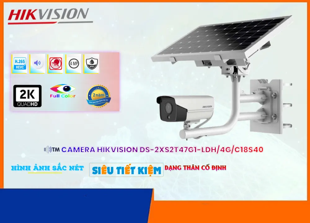 DS-2XS2T47G1-LDH/4G/C18S40 Hikvision Thiết kế Đẹp DS-2XS2T47G1-LDH/4G/C18S40 Hikvision Thiết kế Đẹp