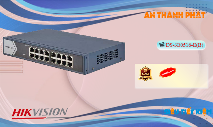 Thiết Bị Mạng DS-3E0516-E(B)  Switch chuyển đổi mạng
