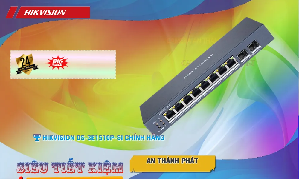 Switch Hikvision DS-3E1510P-SI 8 Port Switch Hikvision DS-3E1510P-SI 8 Port