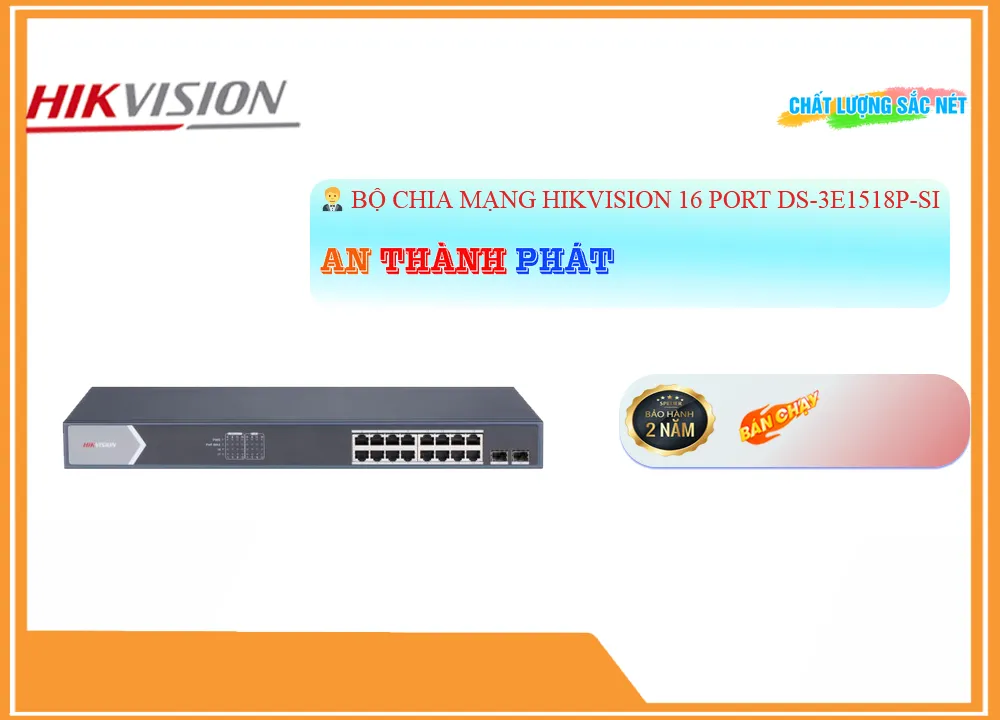 Switch 16 Cổng DS-3E1518P-SI Switch 16 Cổng DS-3E1518P-SI