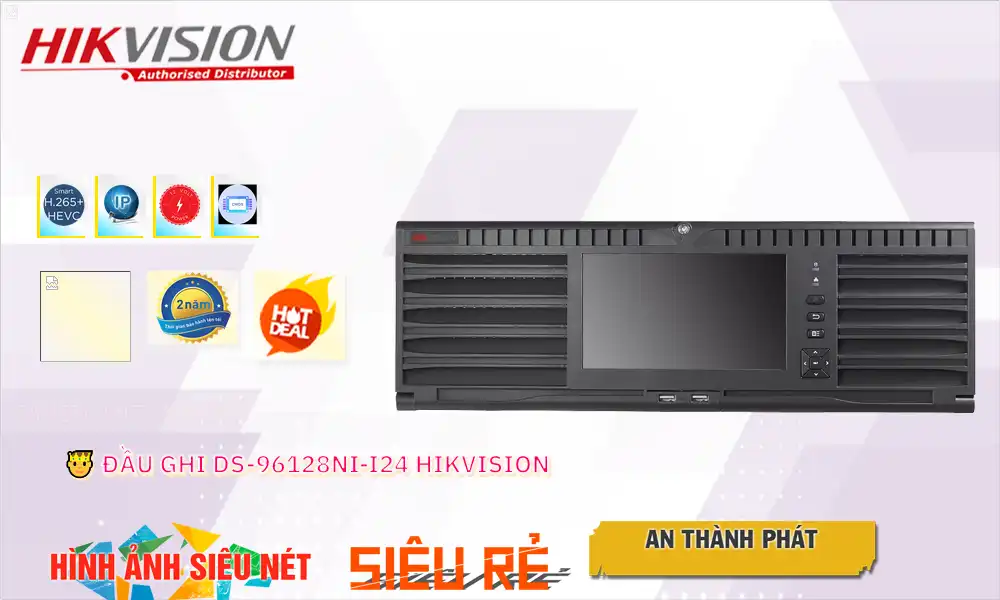 Đầu Ghi Hikvision DS-96128NI-I24/H Đầu Ghi Hikvision DS-96128NI-I24/H