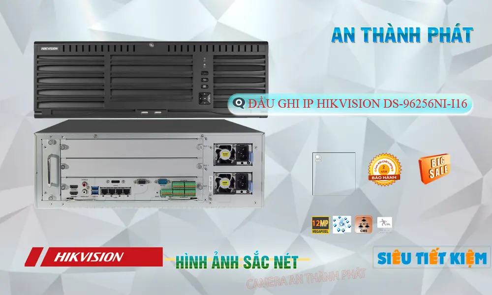 DS-96256NI-I16Thiết Bị Ghi Hình Thiết kế Đẹp  Hikvision