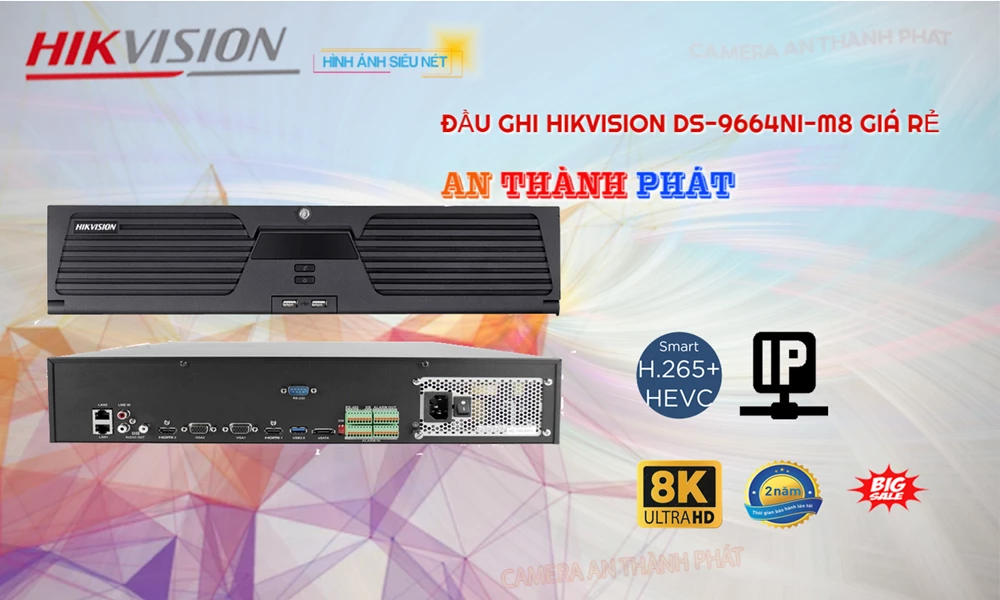 Đầu Thu KTS Hikvision DS-9664NI-M8 Hình Ảnh Đẹp Đầu Thu KTS Hikvision DS-9664NI-M8 Hình Ảnh Đẹp