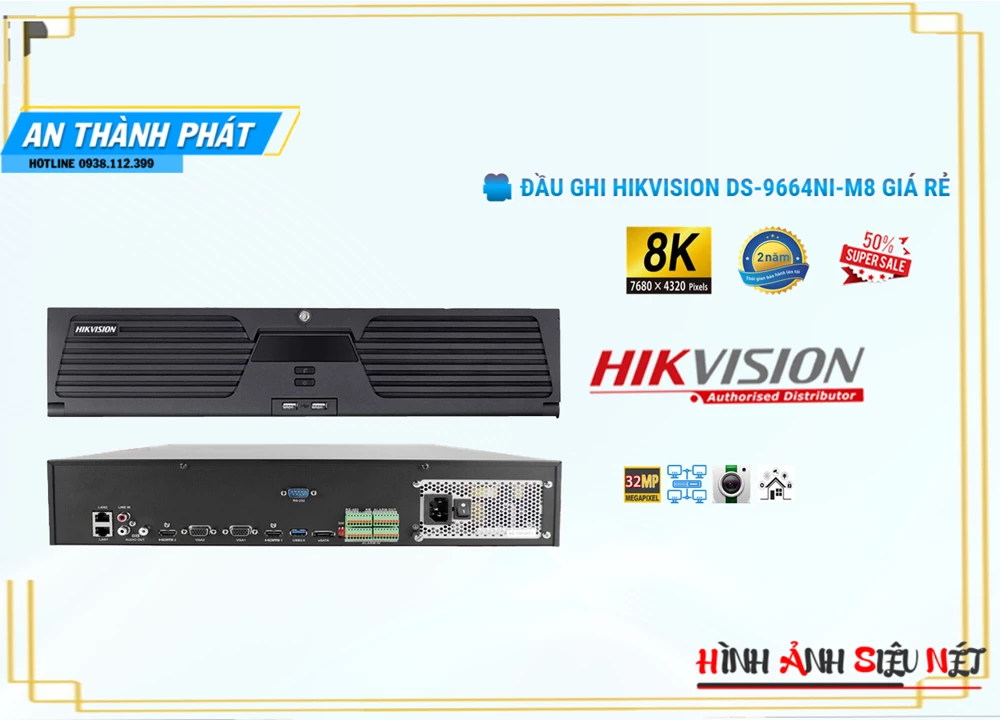 Đầu Thu KTS Hikvision DS-9664NI-M8 Hình Ảnh Đẹp Đầu Thu KTS Hikvision DS-9664NI-M8 Hình Ảnh Đẹp