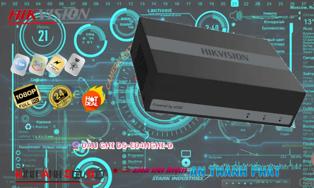 Đầu Thu KTS Hikvision DS-E04HGHI-B Mẫu Đẹp Đầu Thu KTS Hikvision DS-E04HGHI-B Mẫu Đẹp