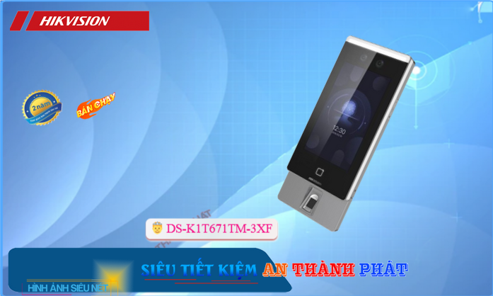 Hikvision DS-K1T671TM-3XF  Máy Kiểm Soát Vào Ra