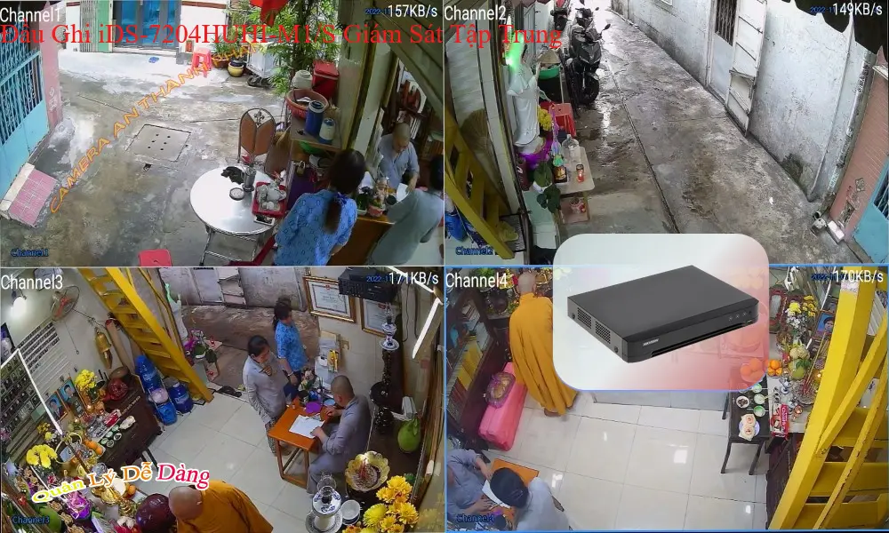 IDS-7204HUHI-M1/S Đầu ghi Camera  Hikvision Giá rẻ
