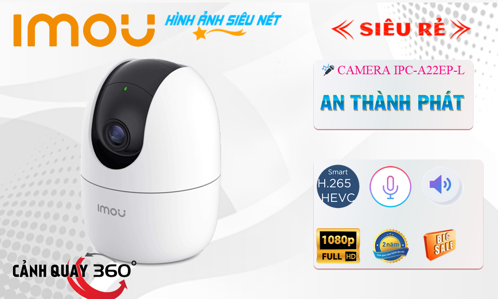 IPC-A22EP-L Camera Giá Rẻ Wifi Imou