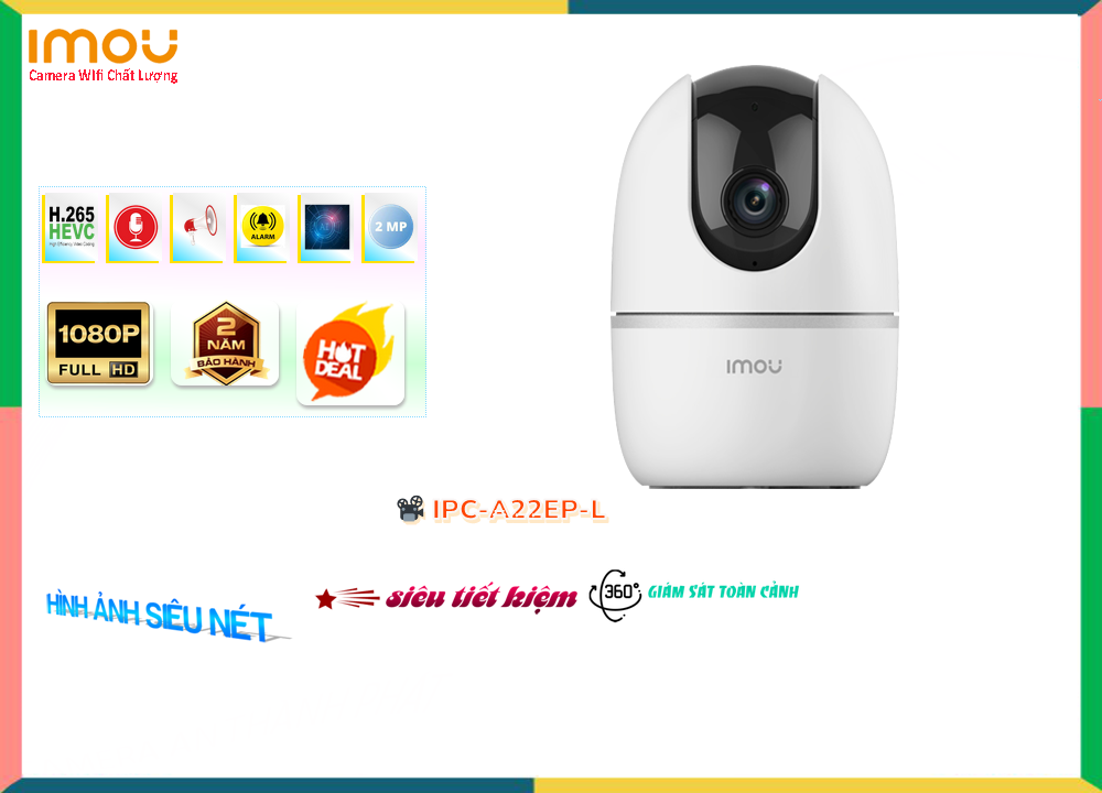 IPC-A22EP-L Camera Giá Rẻ Wifi Imou IPC-A22EP-L Camera Giá Rẻ Wifi Imou