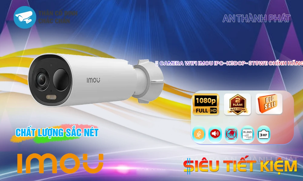 IPC-K9DCP-3T0WE Camera Wifi Dùng Pin IMOU IPC-K9DCP-3T0WE Camera Wifi Dùng Pin IMOU