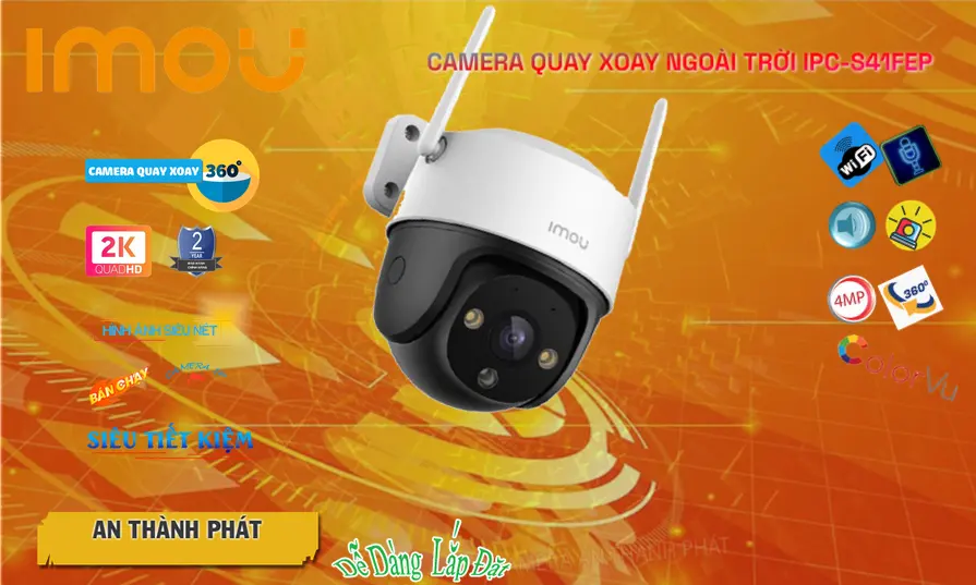 IPC-S41FEP Camera An Ninh Tiết Kiệm