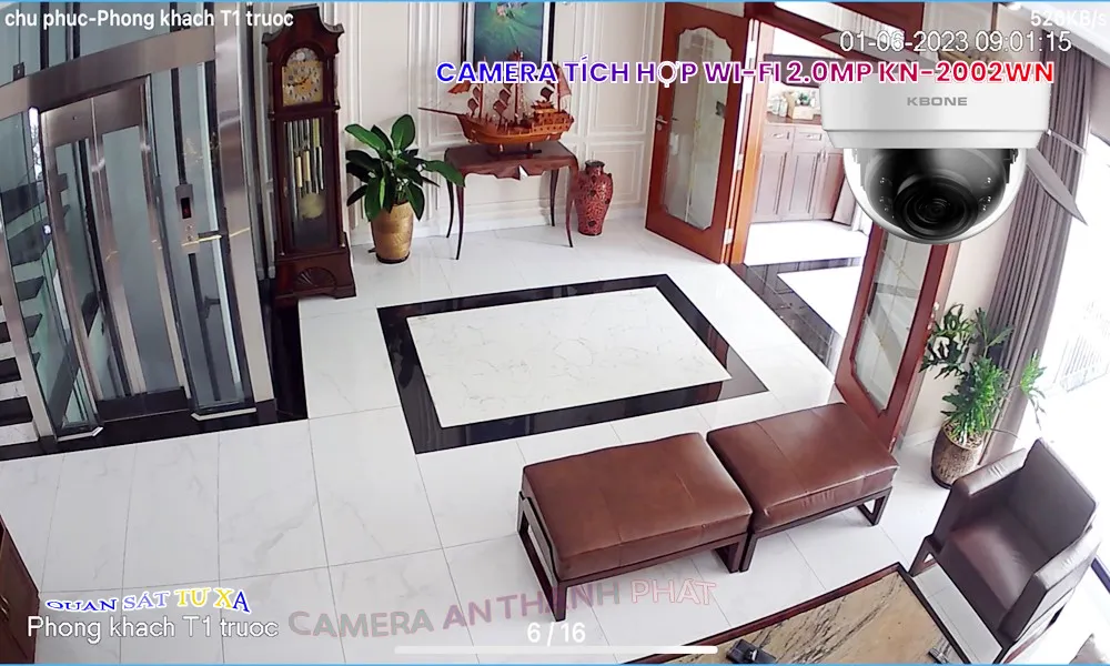 Camera KN-2002WN  Wifi KBone Thiết kế Đẹp