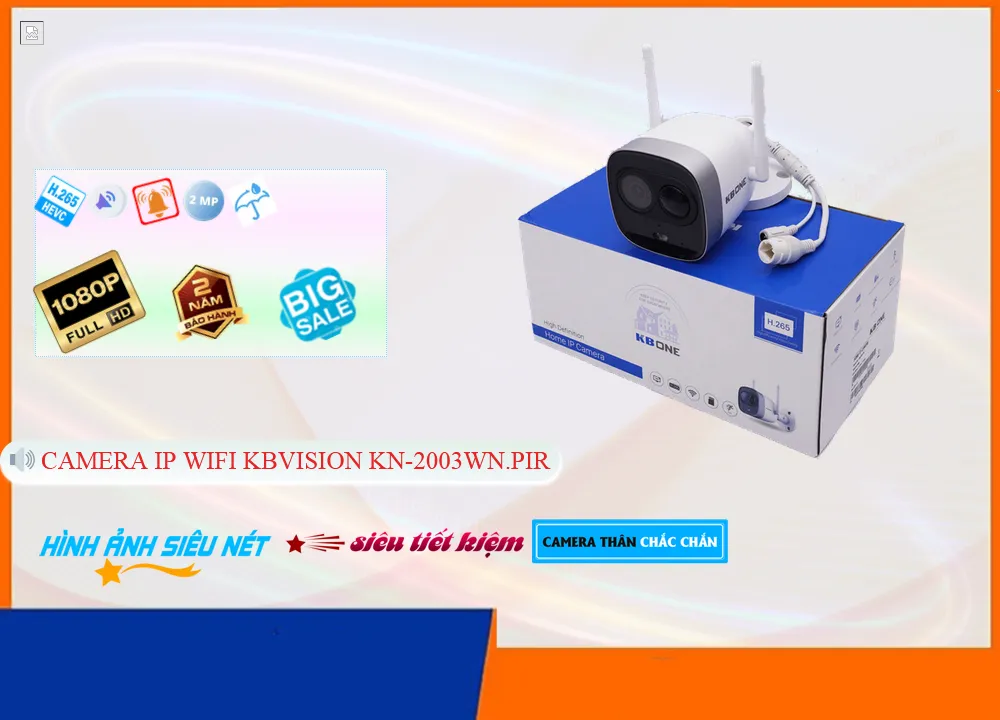 Camera KN-2003WN.PIR Công Nghệ Mới Camera KN-2003WN.PIR Công Nghệ Mới