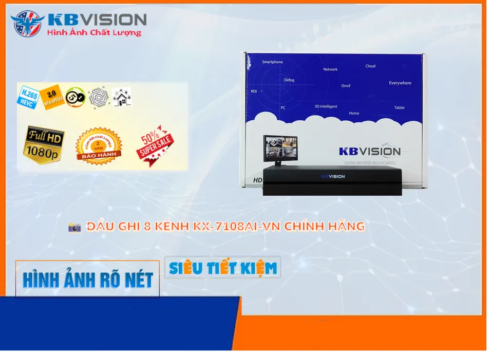 Đầu Ghi KX-7108Ai-VN Mẫu Đẹp Đầu Ghi KX-7108Ai-VN Mẫu Đẹp