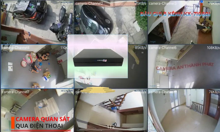 Đầu Ghi KX-7108Ai Sắt Nét Đầu Ghi KX-7108Ai Sắt Nét