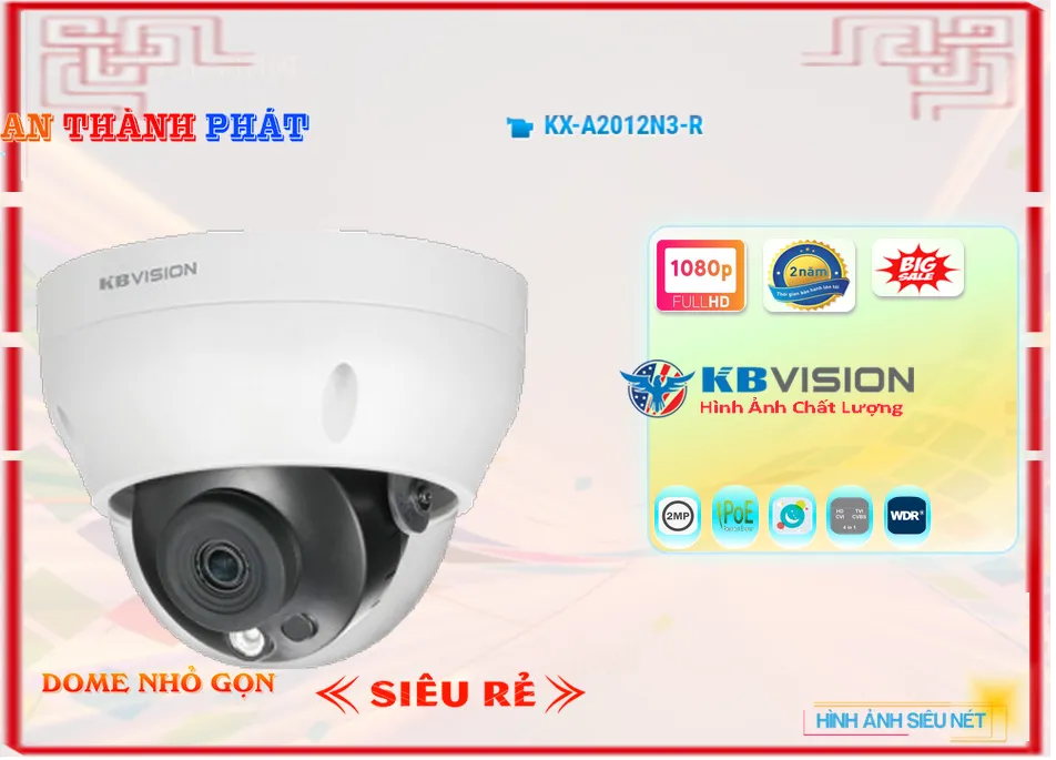 Camera KBvision KX-A2012N3-R Công Nghệ Mới ✨