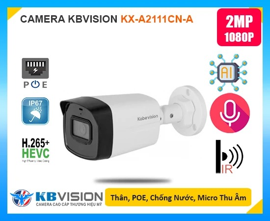 KX-A2111CN-A,KX-A2111CN-A Giá rẻ,KX A2111CN A,chức năng KX-A2111CN-A Cấp Nguồn Qua Dây Mạng Công nghệ nỗi bật Công nghệ ánh sáng kép giám sát ban đêm hình ảnh trắng đen hoặc màu sắc với đèn trợ sáng Camera Giá Rẻ KBvision ,thông số KX-A2111CN-A,giá kỹ thuật KX-A2111CN-A